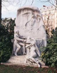 Monument to Frederic Chopin (1810-49) (marble) | Obraz na stenu