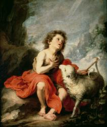 St. John the Baptist as a Child, c.1665 (oil on canvas) | Obraz na stenu