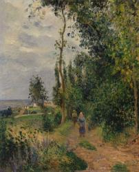 Côte des Grouettes, near Pontoise, c.1878 (oil on canvas) | Obraz na stenu