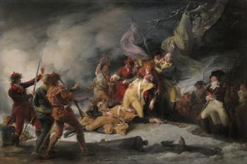 The Death of General Montgomery in the Attack on Quebec, December 31, 1775, 1786 (oil on canvas) | Obraz na stenu