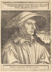 Self-Portrait, 1530 (engraving) | Obraz na stenu