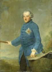 Frederick II the Great of Prussia, c.1770 (oil on panel) | Obraz na stenu