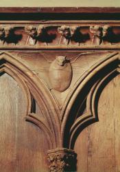 Vampire bat, from a choir stall (wood) | Obraz na stenu