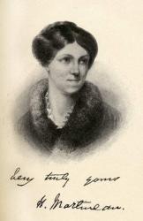 Harriet Martineau (1802-1876) illustration from 'Little Journeys to the Homes of Famous Women', published 1827 (engraving) | Obraz na stenu