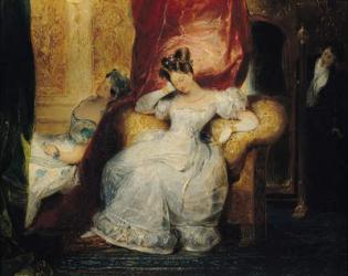 Seated young women, 1827 (oil on canvas) | Obraz na stenu