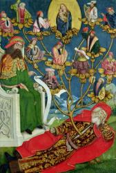 The Tree of Jesse, from the Dome Altar, 1499 (tempera on panel) (see 145501-15) | Obraz na stenu