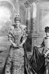 Alexandra of Denmark, Queen Consort of the United Kingdom and the British Dominions, 19th Century (lithograph) | Obraz na stenu