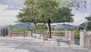 Terrace at Nice | Obraz na stenu