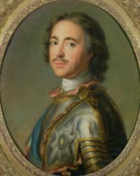 Portrait of Peter the Great (1672-1725) (oil on canvas) | Obraz na stenu