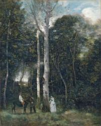 The Parc des Lions at Port-Marly, 1872 (oil on canvas) | Obraz na stenu