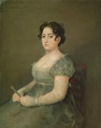 Woman with a Fan, c.1805-06 (oil on canvas) | Obraz na stenu