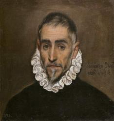 Portrait of an unknown gentleman, c.1594 (oil on canvas) | Obraz na stenu