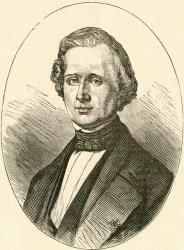 Urbain Jean Joseph Le Verrier, 1811 –1877. French mathematician. From El Museo Popular published Madrid, 1889 | Obraz na stenu