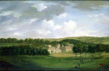 Kidbrooke Park, Kent, formerly attributed to George Lambert (1700-65) c.1740-50 (oil on canvas) | Obraz na stenu