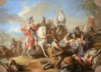 The Victory of Alexander over Porus, c.1738 (oil on canvas) | Obraz na stenu