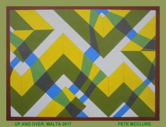 UP AND OVER, 2017, ACRYLIC ON PAPER | Obraz na stenu