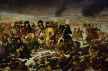 Napoleon on the Battle Field of Eylau, 9th February 1807, 1808 (oil on canvas) | Obraz na stenu