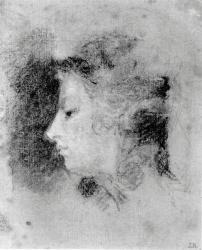 Mary 'Perdita' Robinson, c.1783 (chalk on paper) | Obraz na stenu