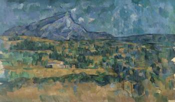 Mont Sainte-Victoire, c.1902-06 (oil on canvas) | Obraz na stenu