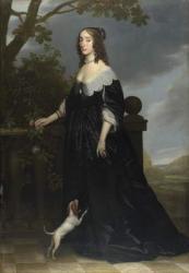Portrait of Elizabeth, Queen of Bohemia (1596-1662), wife of Elector Palatine Frederick V and daughter of James I, c.1623 (oil on panel) | Obraz na stenu
