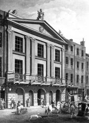 The Theatre Royal, Drury Lane, engraved by Patrick Begbie, 1776 (engraving) | Obraz na stenu