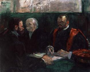 Examination at the Faculty of Medicine, 1901 (oil on canvas) | Obraz na stenu