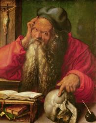 Portrait of Saint Jerome, 1521 (oil on panel) | Obraz na stenu