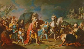 The Funeral (oil on canvas) | Obraz na stenu