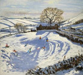 Sparrowpit, Derbyshire (oil on canvas) | Obraz na stenu