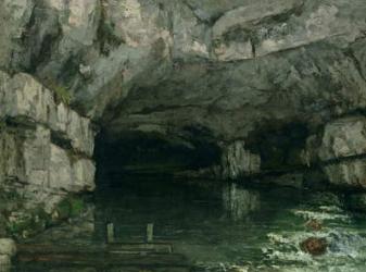 The Grotto of the Loue, 1864 (oil on canvas) | Obraz na stenu