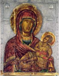 Virgin and Child (tempera on panel) | Obraz na stenu
