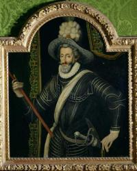 Henri IV (1553-1610) King of France and Navarre, c.1595 (oil on canvas) | Obraz na stenu
