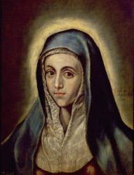 The Virgin Mary, c.1594-1604 (oil on canvas) | Obraz na stenu