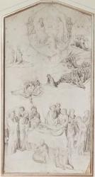 The Funeral of the Virgin (pen & ink on paper) | Obraz na stenu