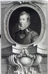 Sir Philip Sidney, engraved by Jacobus Houbraken, 1743 (engraving) | Obraz na stenu