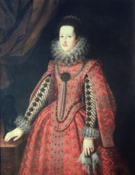 Duchess Eleonora of Mantua (1598-1633) 2nd wife of Ferdinand II (oil on canvas) | Obraz na stenu