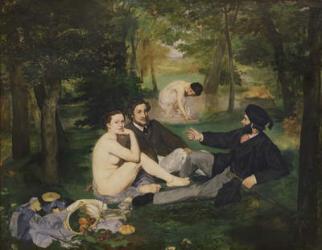 Dejeuner sur l'Herbe, 1863 (oil on canvas) (see also 65761) | Obraz na stenu