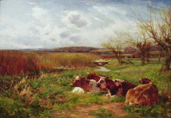 In the Meadow (oil on canvas) | Obraz na stenu