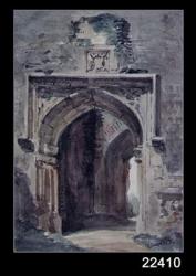 East Bergholt Church: South Archway of the Ruined Tower, 1806 (w/c on paper) | Obraz na stenu