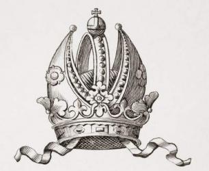 Imperial Crown (engraving) | Obraz na stenu