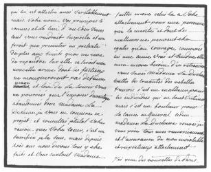Letter from Hans Axel von Fersen to Marie Antoinette, 1792 (pen & ink on paper) | Obraz na stenu