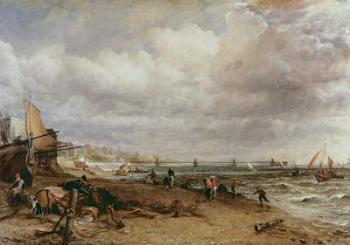 Marine Parade and Old Chain Pier, 1827 (oil on canvas) | Obraz na stenu