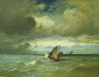 Choppy Sea, c.1870 (oil on canvas) | Obraz na stenu