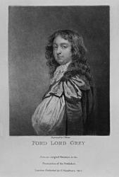 Portrait of Ford, Lord Gray of Warke, from 'Characters Illustrious in British History', by Richard Earlom and Charles Turner, 1815 (litho) (b/w photo) | Obraz na stenu