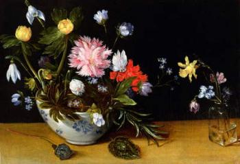 Still Life of Flowers (oil on panel) | Obraz na stenu