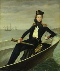Portrait of a Young Danish Naval Officer, 1841 (oil on canvas) | Obraz na stenu