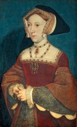 Jane Seymour, 1536 (oil on panel) 88Jane Seymour (1509-37) Queen Consort of England; third wife of Henry VIII (1491-1547); mother of Edward VI (1537-53); | Obraz na stenu