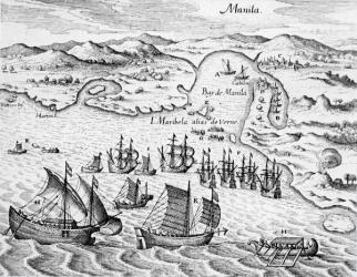 Grand Voyages, 1591 (engraving) | Obraz na stenu