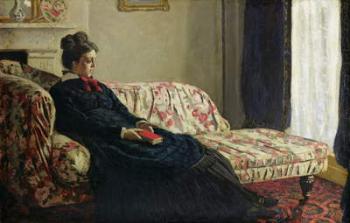 Meditation, or Madame Monet on the Sofa, c.1871 (oil on canvas) | Obraz na stenu