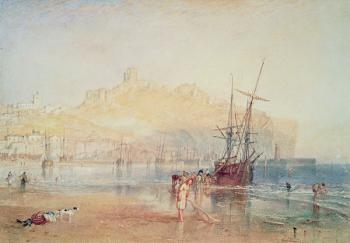 Scarborough, 1825 (watercolour) | Obraz na stenu